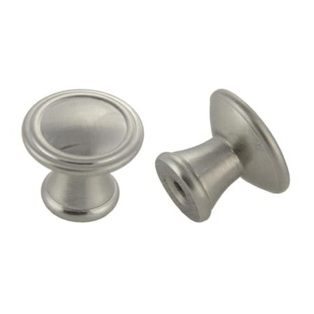 Crown 1-1/5" Deco Cabinet Knob Satin Nickel Finish CHK80110SN